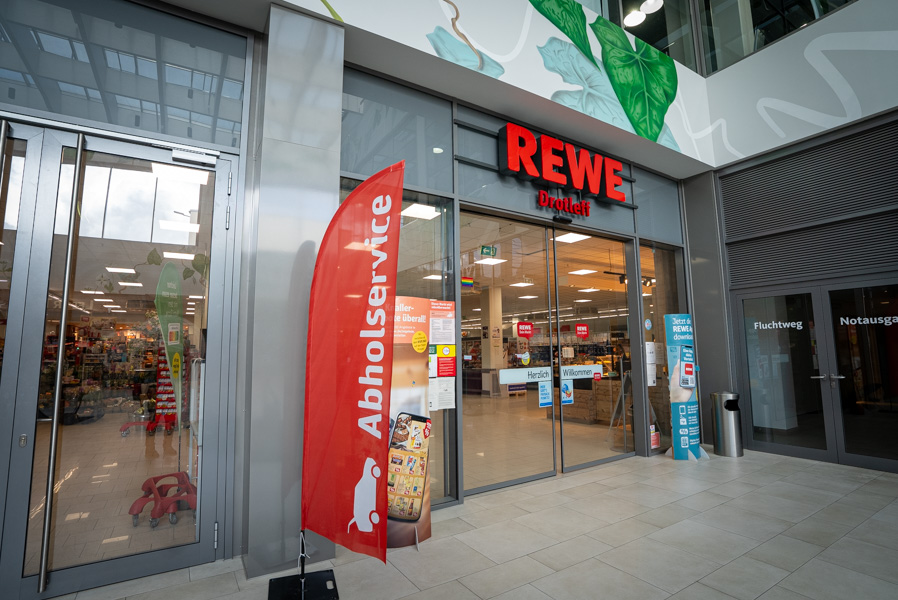 Einkauf bei REWE Drotleff